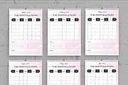 Monthly Planner Layout, a Stationery Template by MightyDesign (Thumbnail 2 of 7)