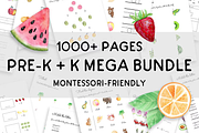1500+ Pre-K+K Learning Pages + Bonus, an Education Illustration by ThePhoton (Thumbnail 1 of 5)
