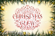 Christmas Glow Font Family, a Serif Font by vectalex (Thumbnail 1 of 5)