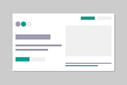 Web Landing Page Wireframe Set, a Landing Page Template by ContestDesign (Thumbnail 5 of 10)
