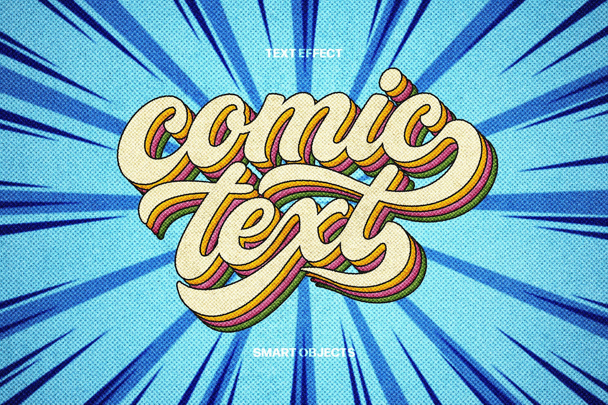 20-in-1 Comic & Pop Art Bundle, a Layer Style Add-On by pixelbuddha.net (Photo 16 of 23)