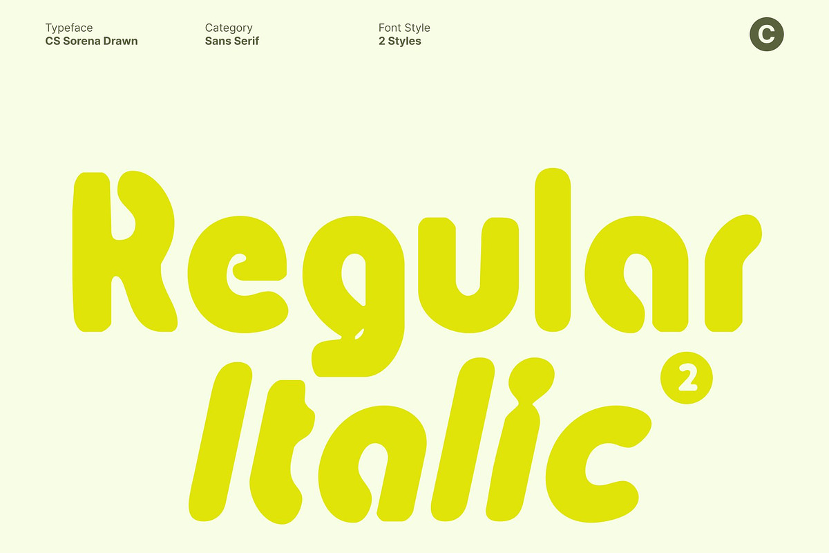 CS Sorena Drawn, a Sans Serif Font by Craft Supply Co. (Photo 3 of 8)