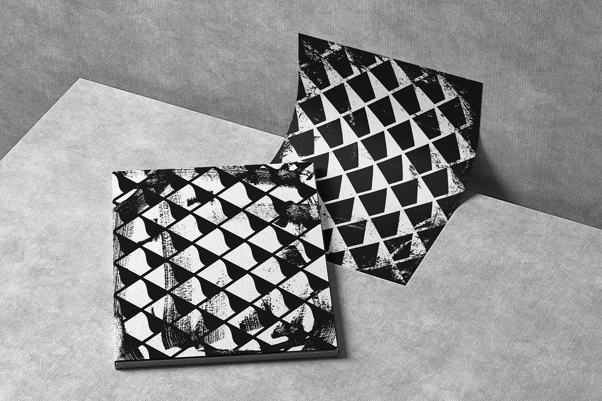 Isometric - 48 Grunge Patterns, a Pattern Graphic by Tustan (Photo 10 of 10)