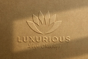 Embossed  Logo Mockup, a Product Mockup by Smart Works