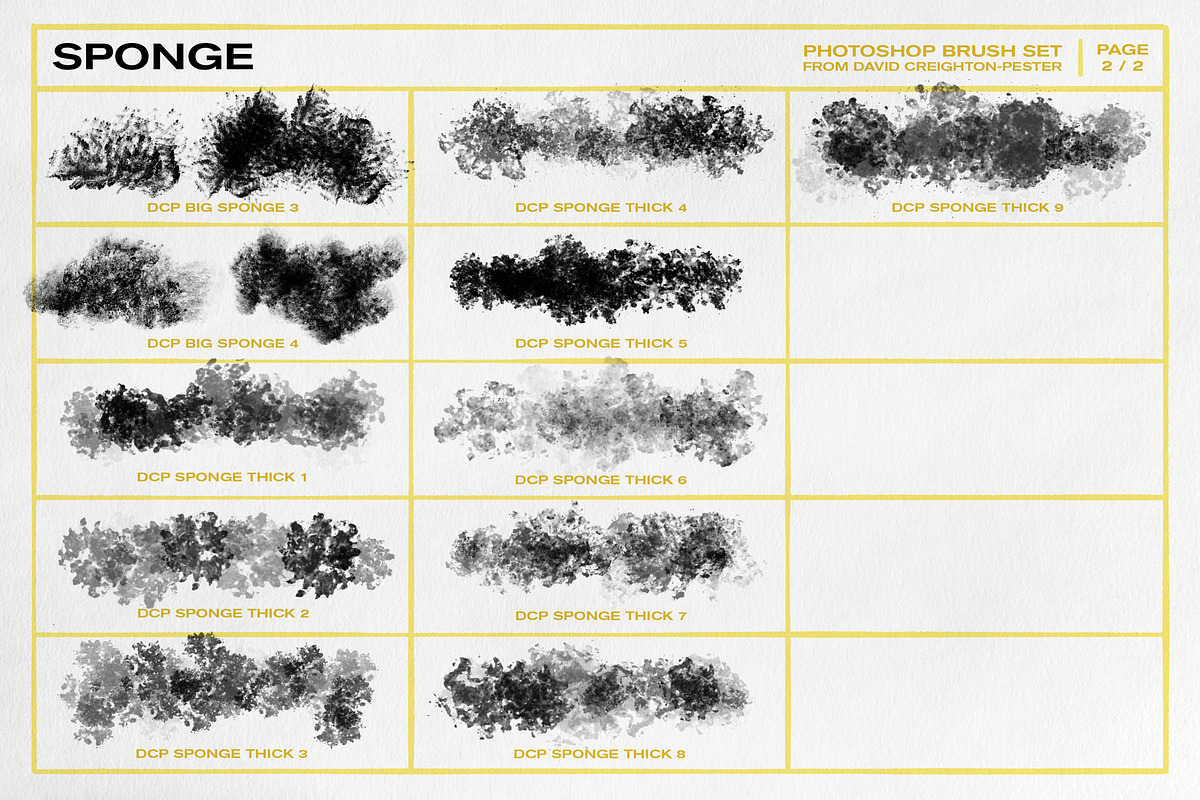 Photoshop Sponge Brushes, a Brush Add-On by David Creighton-Pester (Photo 3 of 3)
