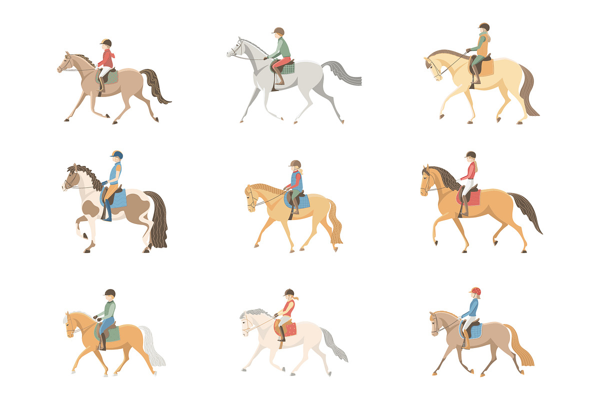 Riding School, an Animal Illustration by Naurider (Photo 1 of 5)