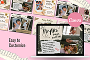 5 Happy Birthday Scrapbook Templates, a Templates & Theme by TemplateCastleStore (Thumbnail 8 of 9)