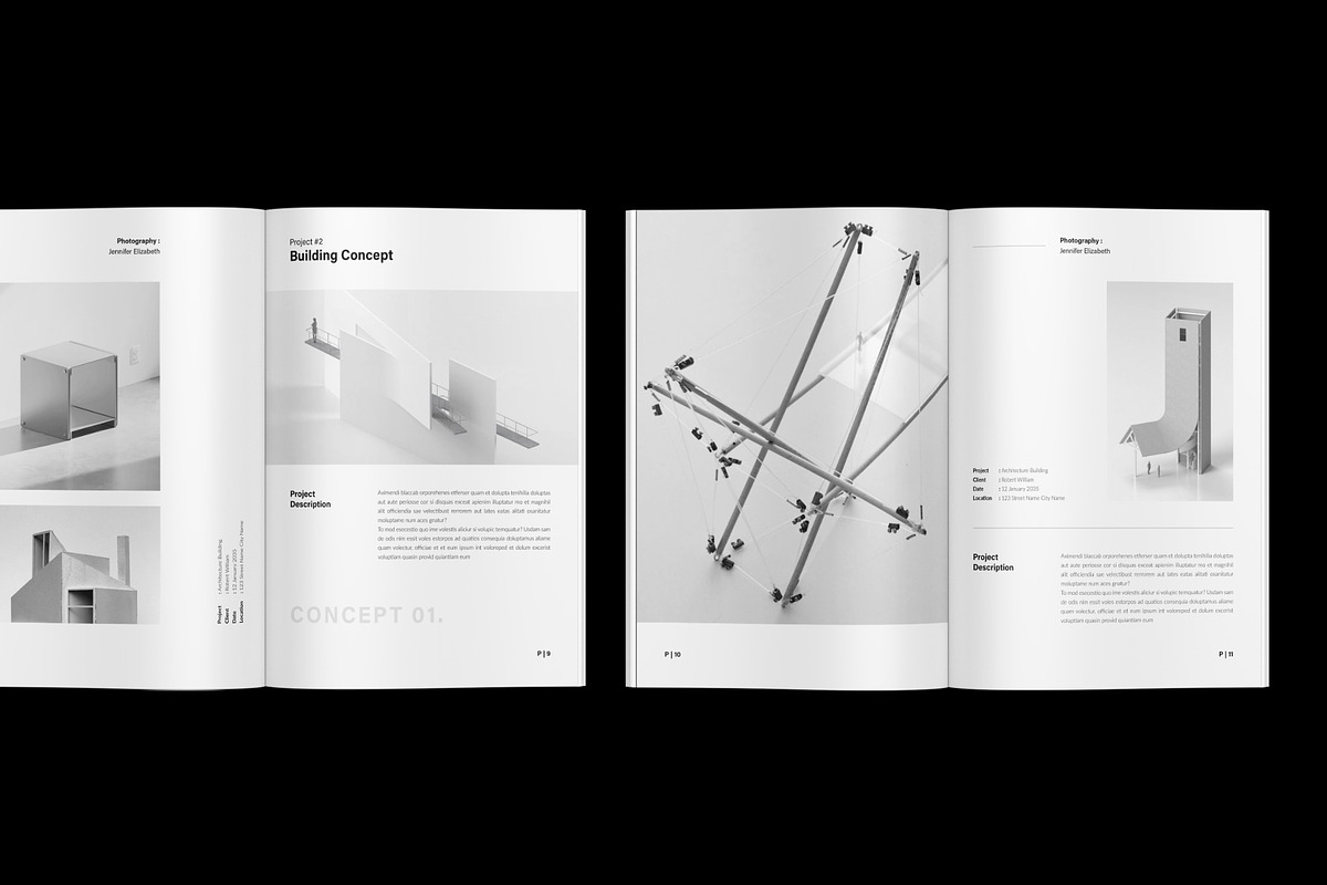Professional Portfolio Template, a Brochure Template by NorthPeak (Photo 5 of 13)