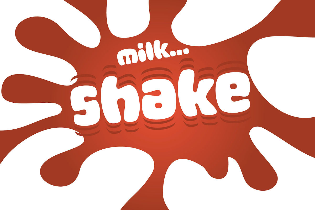 Splatt! a fat, splattered fun font preview 8