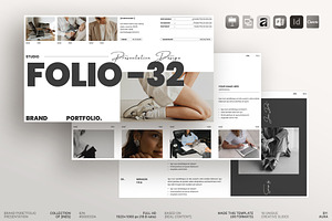 Brand Portfolio Presentation Design, a Presentation Template by ArtisanaAura