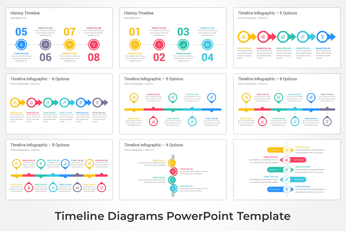 Timeline Infographics PowerPoint, a Presentation Template by GraphicStan (Photo 12 of 19)