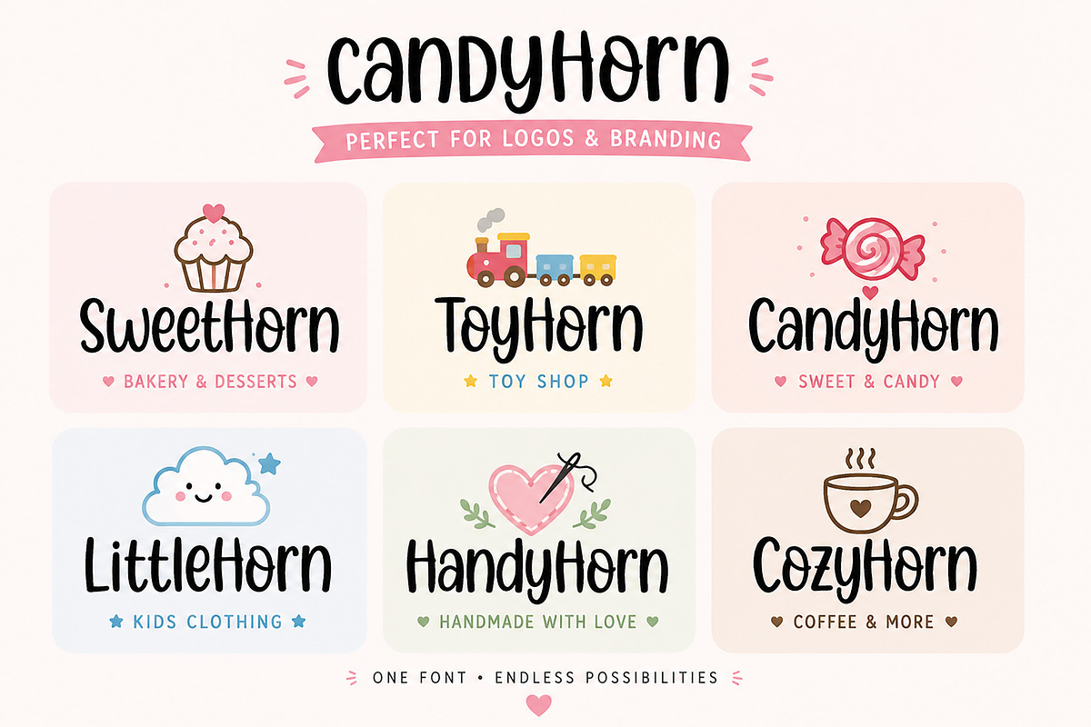 CandyHorn, a Handwritten Font by Wow Magic (Photo 5 of 5)