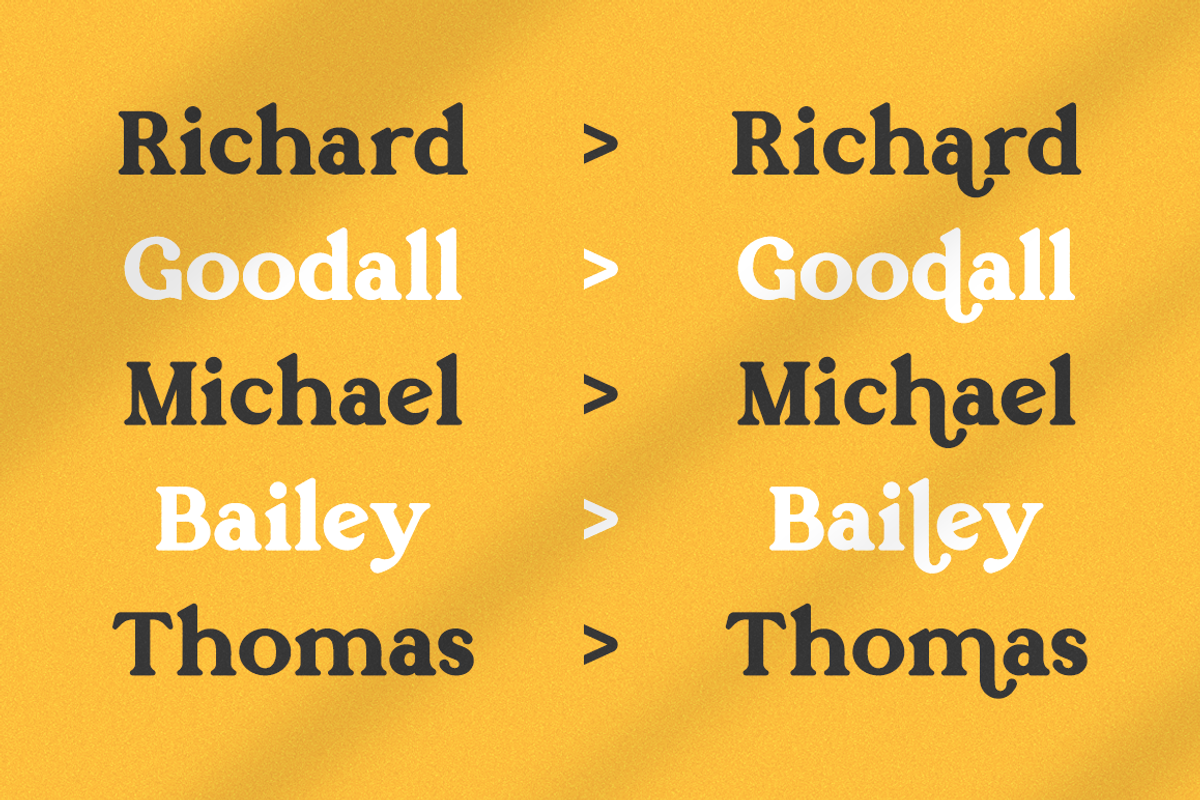 Carriage - Modern Retro Serif Font, a Serif Font by RockboyStd (Photo 8 of 12)