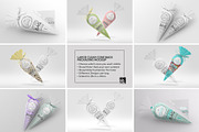 Clear Large Cone Bag PackagingMockup, a Packaging Mockup by INCDesign (Thumbnail 2 of 15)