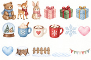 Cozy Snowman Clipart Bundle, a Seasonal Illustration by Villa 11 Estudio (Thumbnail 4 of 8)
