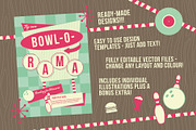1950s Retro Diner Design Templates, an Illustration by Wingsart Studio (Thumbnail 4 of 4)