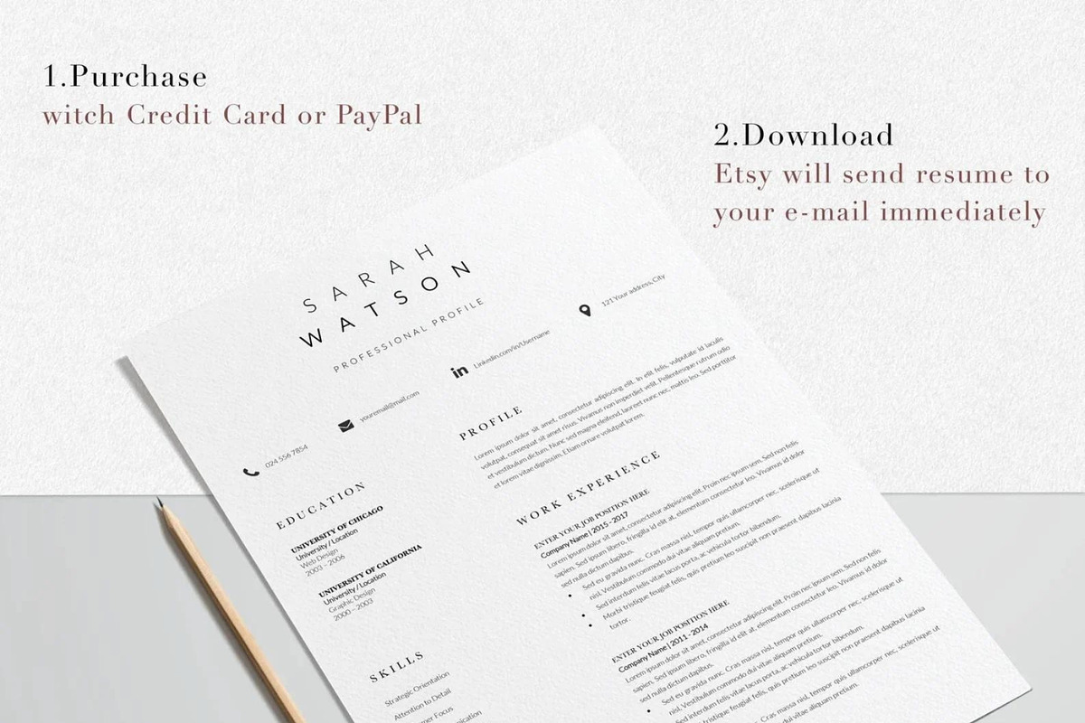 Creative Resume Design Professional, a Resume Template by LucaTheme (Photo 9 of 10)