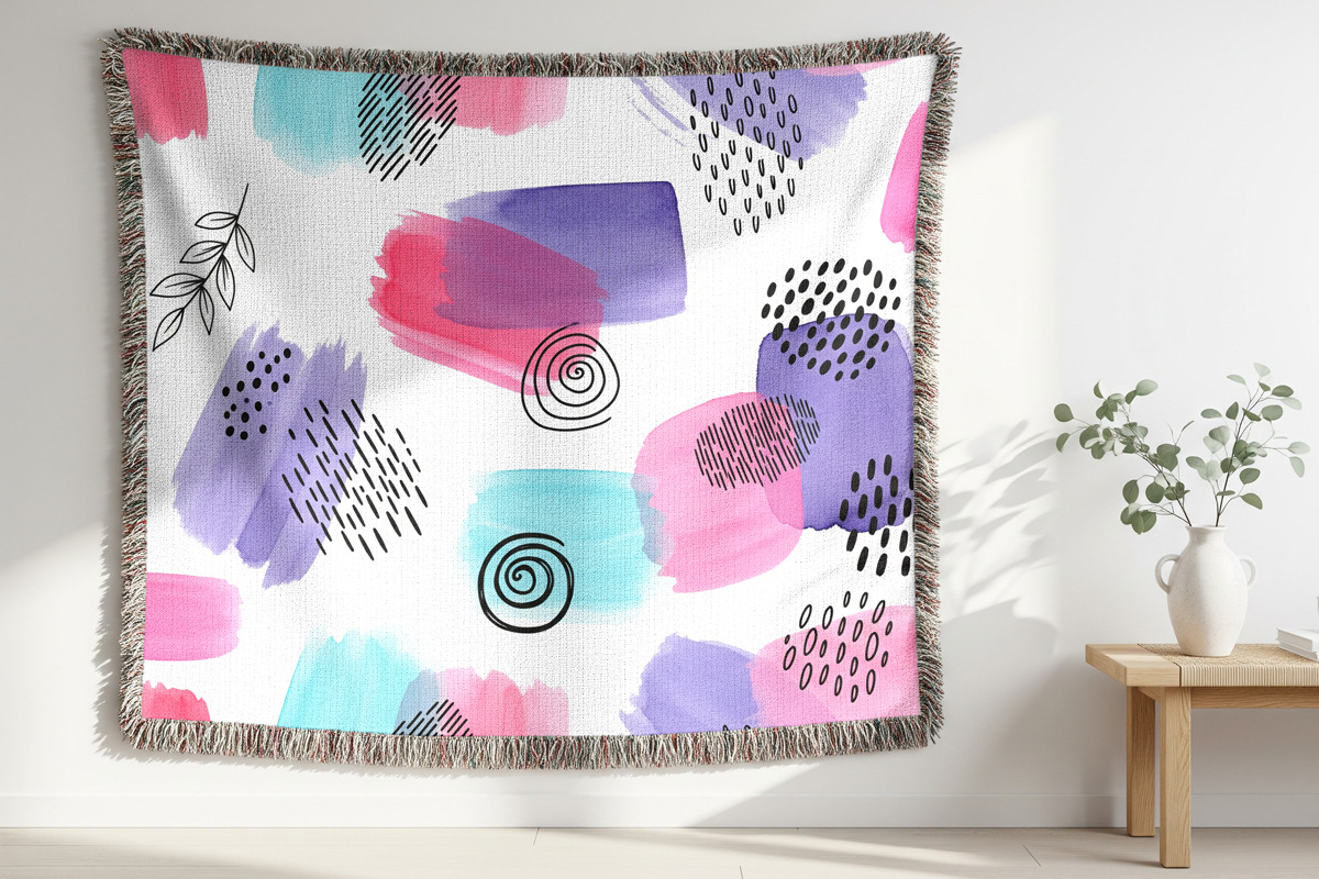 Textile mockup for pattern designers, an Advertising Mockup by Rami's Mockups (Photo 2 of 3)