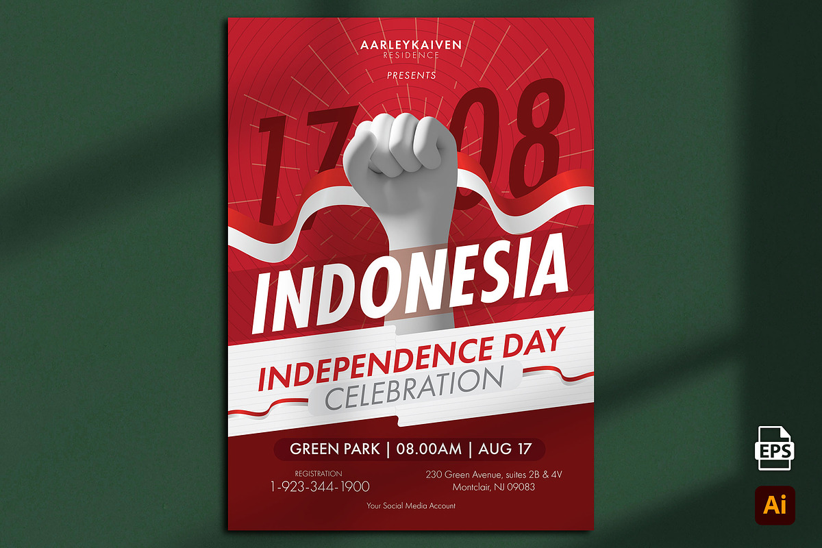Indonesia Independence Day Flyer, a Flyer Template by Aarley Kaiven (Photo 2 of 2)