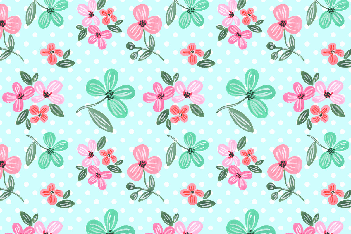 Shabby Chic Digital Watercolor Paper preview 3