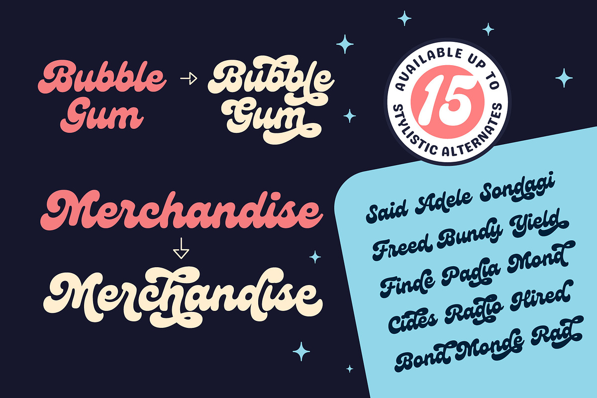 Genty - Bold Rounded Typeface, a Script Font by Flavortype (Photo 8 of 18)