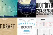Six Fonts Bundle, a Font by mynameisyanick (Thumbnail 1 of 5)