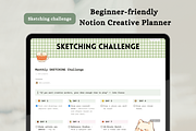 Notion artist planner, a Design Template by Petite Zakka Boutique (Thumbnail 7 of 9)
