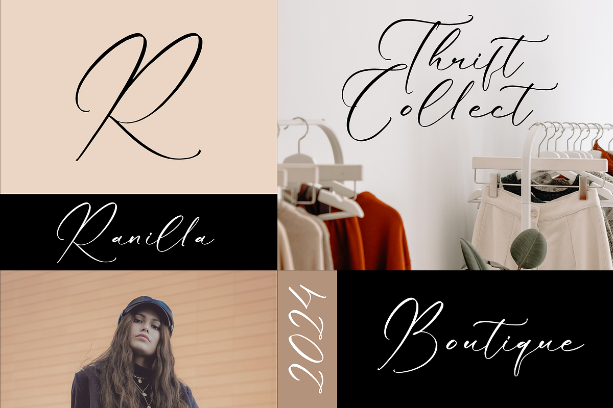 Qlouchester Westfild Luxury Script, a Script Font by Storytype Studio (Photo 5 of 15)
