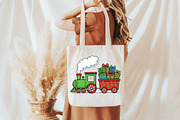 Christmas Train with Presents PNG, an Illustration by Libby Wishes (Thumbnail 2 of 6)