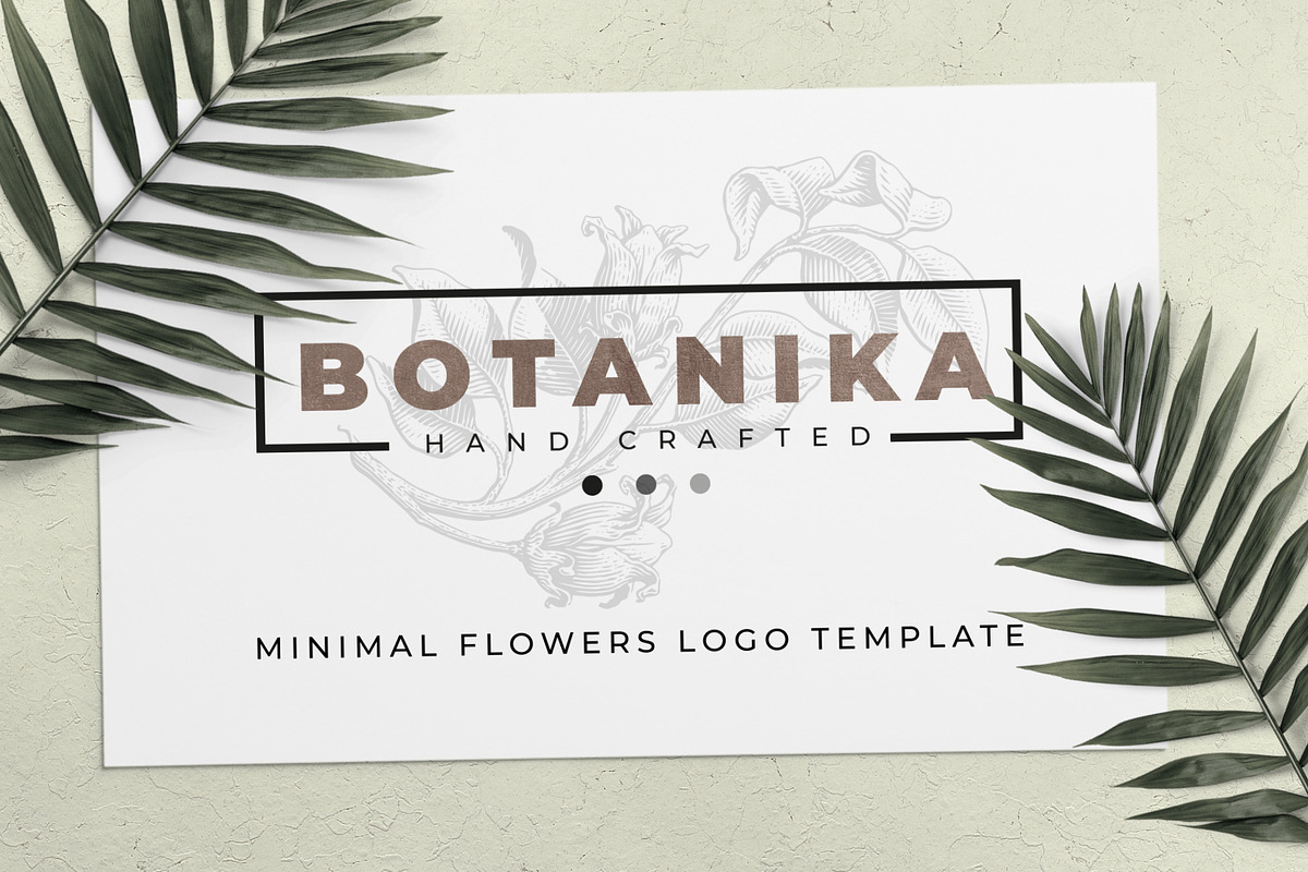 Floral logo templates, a Branding & Logo Template by Nues Design (Photo 1 of 17)