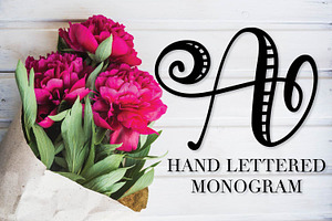 13 Font Pack - Monogram Font Bundle