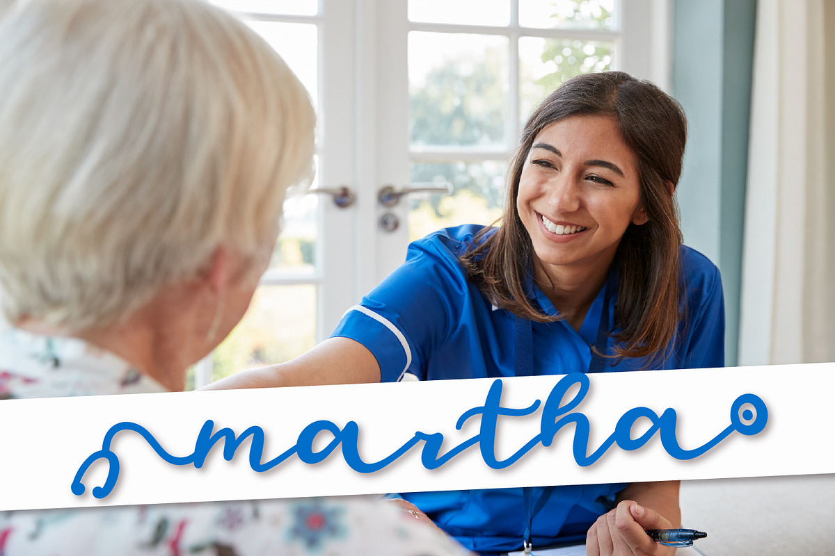 Stethoscope Script - A Nurse Font preview 7