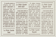 La Petite Gazette - Serif Typeface, a Serif Font by takoliko (Thumbnail 2 of 12)