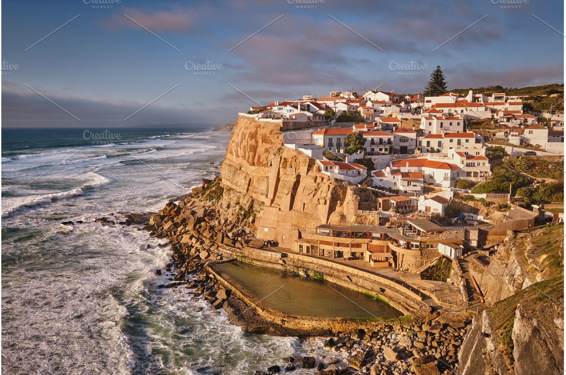 Scenic view of the seaside village, an Architecture Photo by f9photos