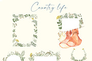 Country life, an Animal Illustration by Love Watercolor Store (Thumbnail 8 of 9)