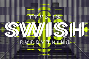 swish, a Font by TypeFaith Fonts