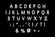 SIMPLE OUTLINE, a Handwritten Font by Fourteen Letter (Thumbnail 5 of 7)