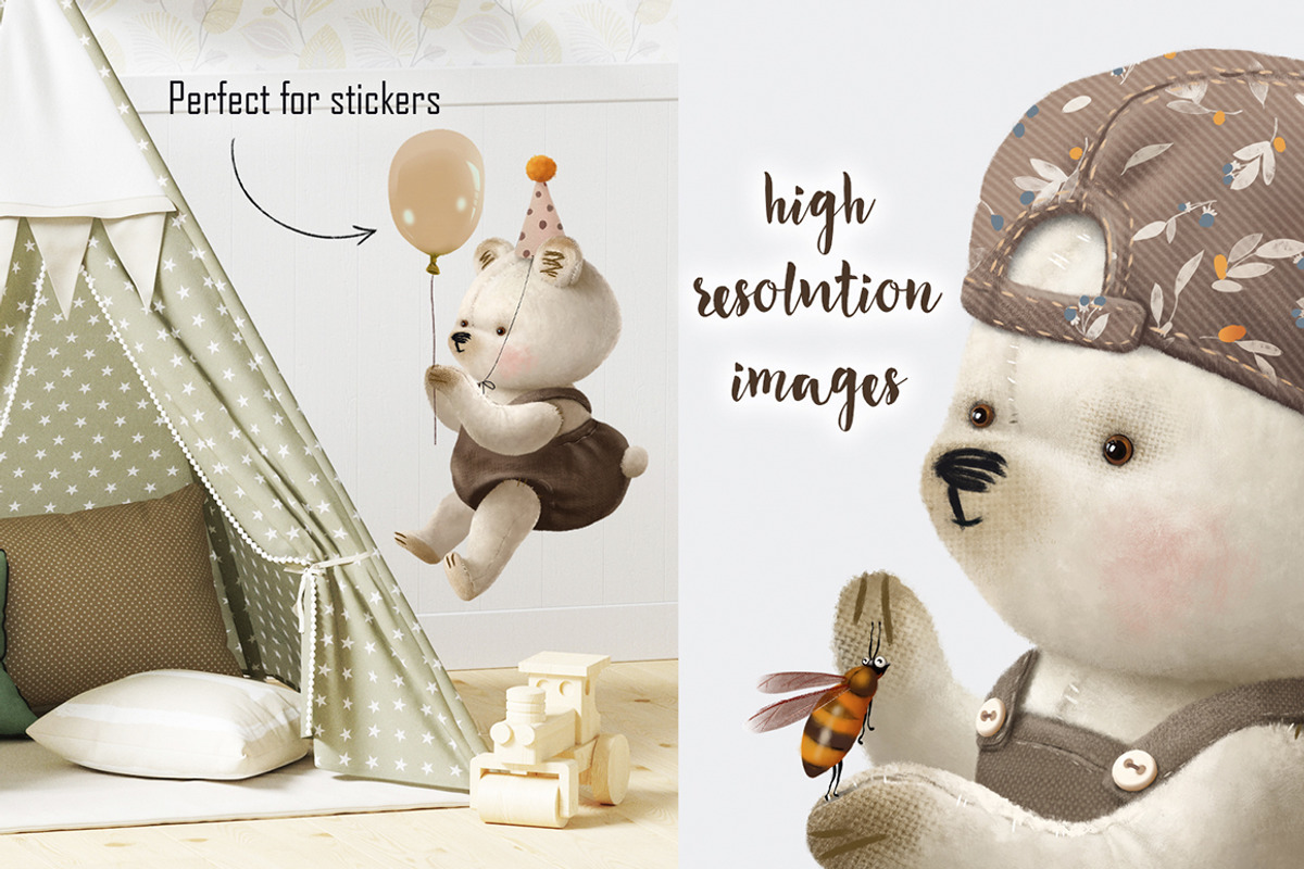 Teddy bear, an Illustration by TanyaSchuka (Photo 5 of 5)