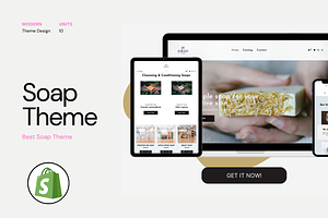 Shopify Soap Theme Light Blue