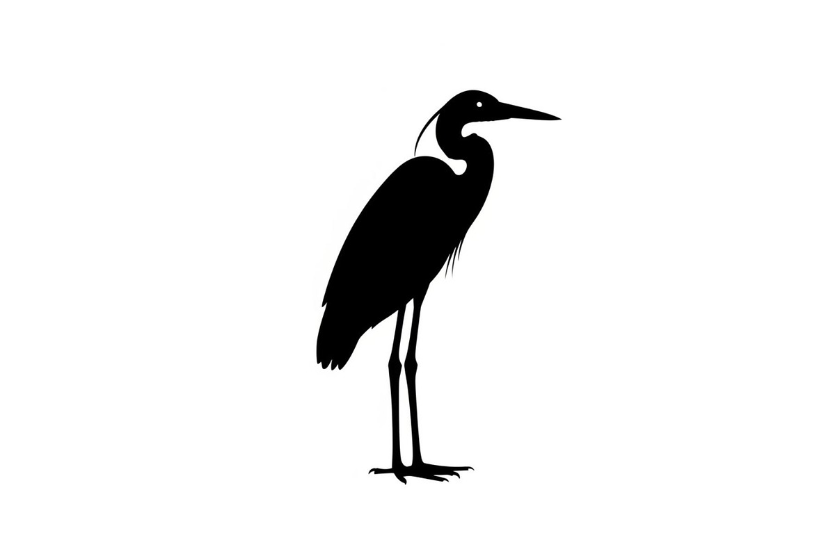 50 Heron Crane Silhouette Bundle, an Illustration by Amazin_art (Photo 21 of 39)