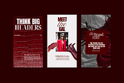 CHERRY Canva Social Media Templates, a Social Media Template by thebusinessoutfit (Thumbnail 12 of 20)