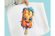 Whimsical Summer Ice Cream Clipart, a Seasonal Illustration by designcity5 (Thumbnail 3 of 5)