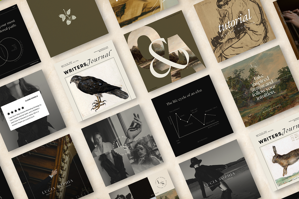 The Editor Template Bundle, a Social Media Template by The Flossy Finch (Photo 10 of 11)