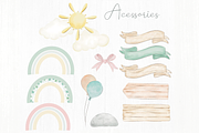 Watercolor Safari Clipart, an Illustration by Lolytop Studio (Thumbnail 5 of 8)