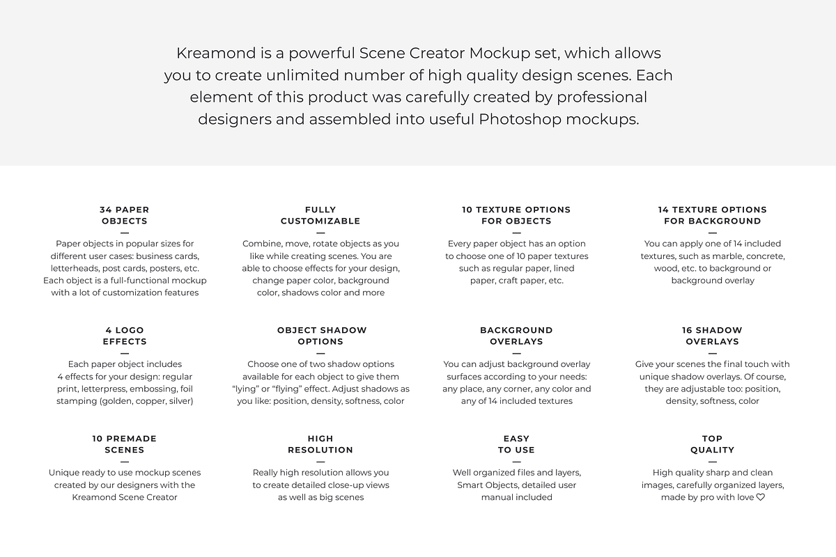 Kreamond - Mockup Scene Creator, a Product Mockup by BULBFISH (Photo 3 of 27)
