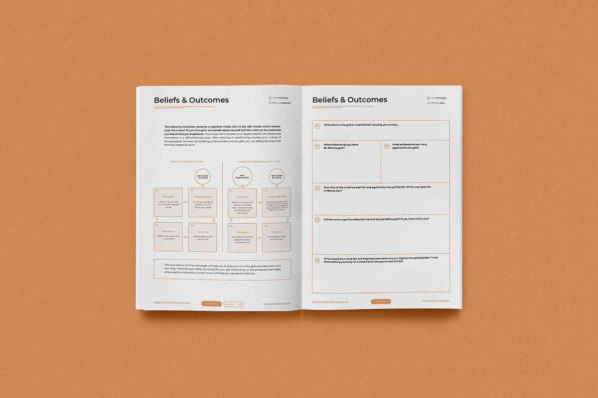 Overthinking and Anxiety Toolkit, a Templates & Theme by AndrewPixel (Photo 4 of 17)