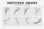 30 Sketched Smoke Photoshop Brushes, a Brush Add-On by AB-TheDesigner (Thumbnail 2 of 5)