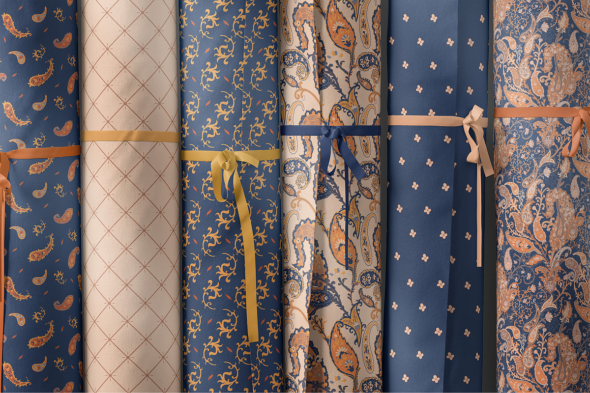 Boho Paisley & Floral Patterns, a Pattern Graphic by Sonulkaster (Photo 4 of 13)