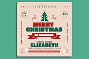 Christmas Party Flyer Layout, a Flyer Template by ContestDesign (Thumbnail 4 of 4)