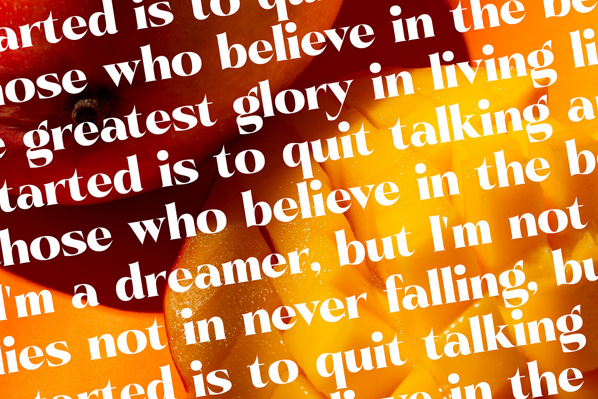 Pramid Mango Modern Display Serif, a Serif Font by timelesstype.co (Photo 17 of 20)
